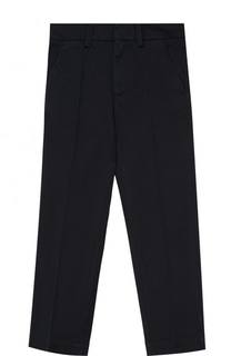 Хлопковые брюки прямого кроя Moncler Enfant