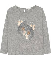 Хлопковый лонгслив с принтом Chloé