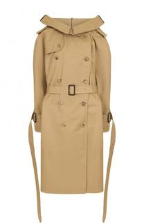 Хлопковый плащ с поясом Vetements