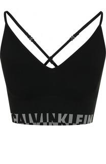 Спортивный бралетт с логотипом бренда Calvin Klein Underwear