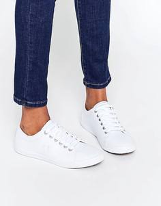 Белые кожаные кроссовки Fred Perry Kingston - Белый