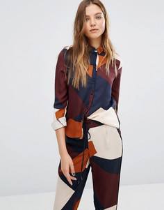 Рубашка в стиле колор блок Vero Moda - Мульти