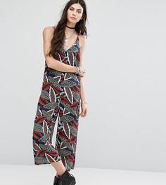 Комбинезон с юбкой-брюками с принтом Glamorous Tall - Мульти