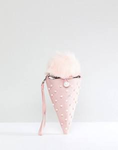 Сумка с ремешком на запястье Yoki Novelty Ice Cream - Розовый