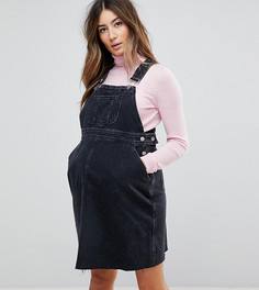 Черный джинсовый сарафан ASOS MATERNITY - Черный