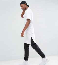 Белая супердлинная оверсайз-футболка ASOS TALL - Белый