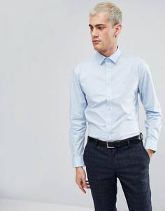 Поплиновая премиум-рубашка Clean Cut Copenhagen - Синий