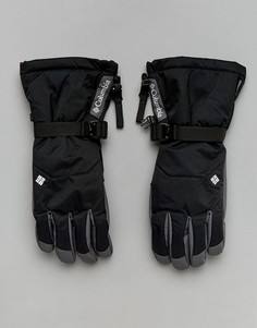 Черные непромокаемые горнолыжные перчатки Columbia Whirlibird - Черный
