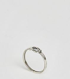 Серебряное кольцо с узлом Reclaimed Vintage - Серебряный