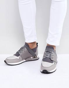 Серые кроссовки Mallet Elast - Серый