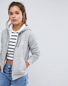 Худи на молнии с подкладкой из искусственного меха Jack Wills - Серый