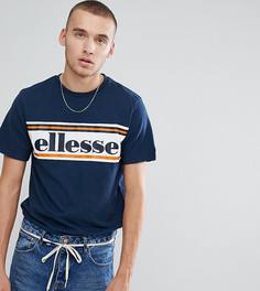 Темно-синяя футболка с логотипом Ellesse - Темно-синий