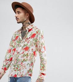 Белая рубашка классического кроя с принтом Reclaimed Vintage Inspired - Белый