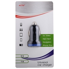 Зарядное устройство Activ CAU1-1A-01 1000 mAh Black-Blue 35985