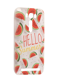 Аксессуар Чехол Asus ZenFone 2 ZE500KL Laser 5.0 With Love. Moscow Silicone Hello Summer 5787