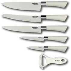 Набор ножей Zeidan Z-3086 White