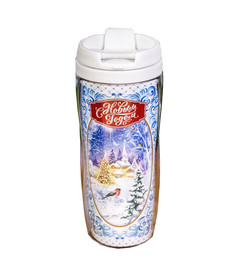 Термокружка СИМА-ЛЕНД Зимний пейзаж 350ml 2492490