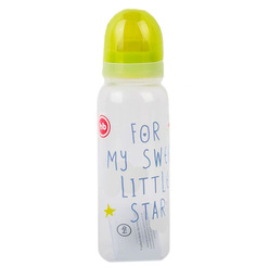 Happy Baby Бутылочка с латексной соской 250ml Lime 10018