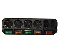 Сетевой фильтр Most ARG 6 Sockets 1.6m Black