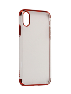 Аксессуар Чехол Baseus Glitter для APPLE iPhone X Red WIAPIPHX-DW09