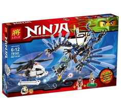 Конструктор Lele Ninjago Битва Дракона-Молнии 657 дет. 79141