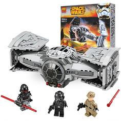 Конструктор Bela Star Wars Улучшенный прототип истребителя TIE 354 дет. 10373