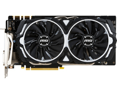 Видеокарта MSI GeForce GTX 1070 1607Mhz PCI-E 3.0 8192Mb 8008Mhz 256 bit DVI HDMI HDCP GTX 1070 Ti ARMOR 8G