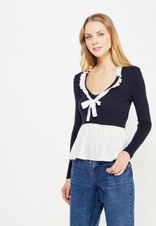 Пуловер LOST INK PEPLUM JUMPER WITH RUFFLE NECK