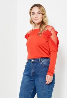 Блуза LOST INK RED OVERSIZED PLEATED TOP