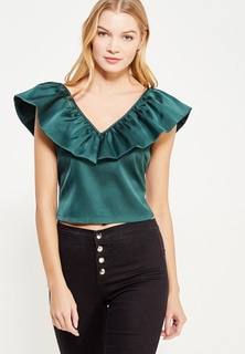 Топ LOST INK OVERSIZED FRILL CROP