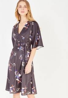 Платье LOST INK RED PRINT MIDI