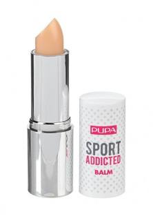 Бальзам для губ Pupa SPORT ADDICTED BALM, тон 001 Чистый ванильный