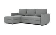 Угловой диван-кровать marble (myfurnish) серый 243x83x152 см.