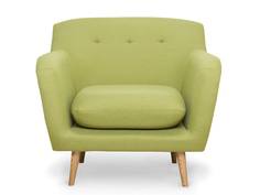 Кресло oslo (myfurnish) зеленый 92x85x100 см.