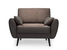 Кресло vogue (myfurnish) коричневый 136x88x91 см.