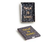 Декоративный поднос "Talk is chic" Rosanna