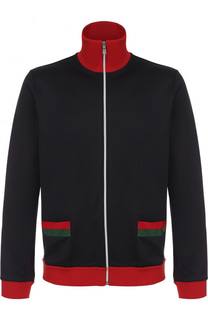 Кардиган на молнии с воротником-стойкой Gucci