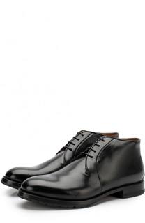 Кожаные ботинки на шнуровке W.Gibbs