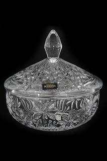 Конфетница с крышкой, 15 см Crystalite Bohemia