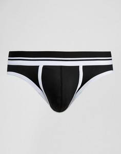 Черные сетчатые трусы ASOS - Черный