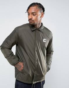 Спортивная куртка с подкладкой из искусственной цигейки Carhartt WIP - Зеленый