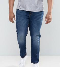 Темные узкие джинсы River Island PLUS - Синий