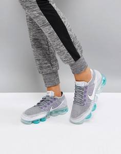 Белые кроссовки Nike Running Vapormax Flyknit - Белый