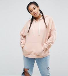 Худи свободного кроя ASOS CURVE - Розовый