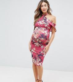 Платье-футляр с цветочным принтом ASOS Maternity TALL - Мульти