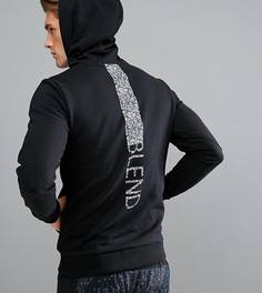 Худи с принтом на спине Blend Active - Черный