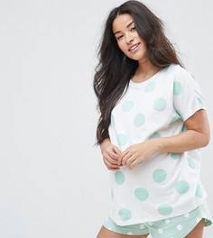 Пижамный комплект с шортами ASOS Maternity - Зеленый