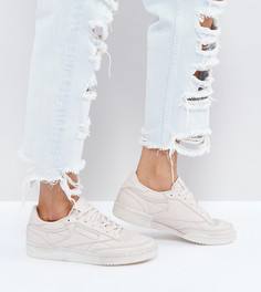 Телесные кроссовки Reebok Classic Club C 85 Face - Кремовый