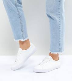 Кроссовки для широкой стопы на шнуровке ASOS DEVLIN - Белый