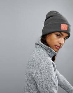Серая шапка-бини North Face - Зеленый